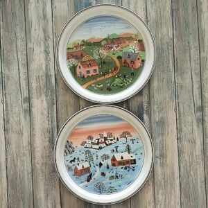 Villeroy & Boch "The Four Seasons" decorative collector's plates